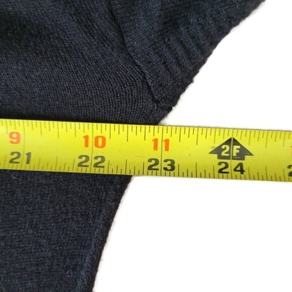 BCBGeneration Dress Size M Sequins Roll Tab Dolman Ruched Sleeve Wide Ribbed Hem - Picture 12 of 14